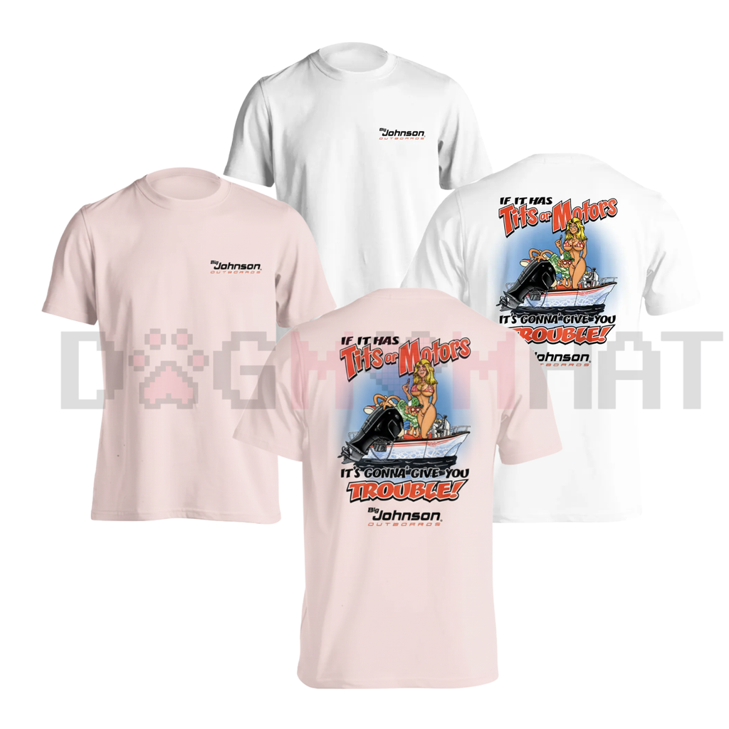 Big Johnson "Tits or Motors" Mechanic Shirt