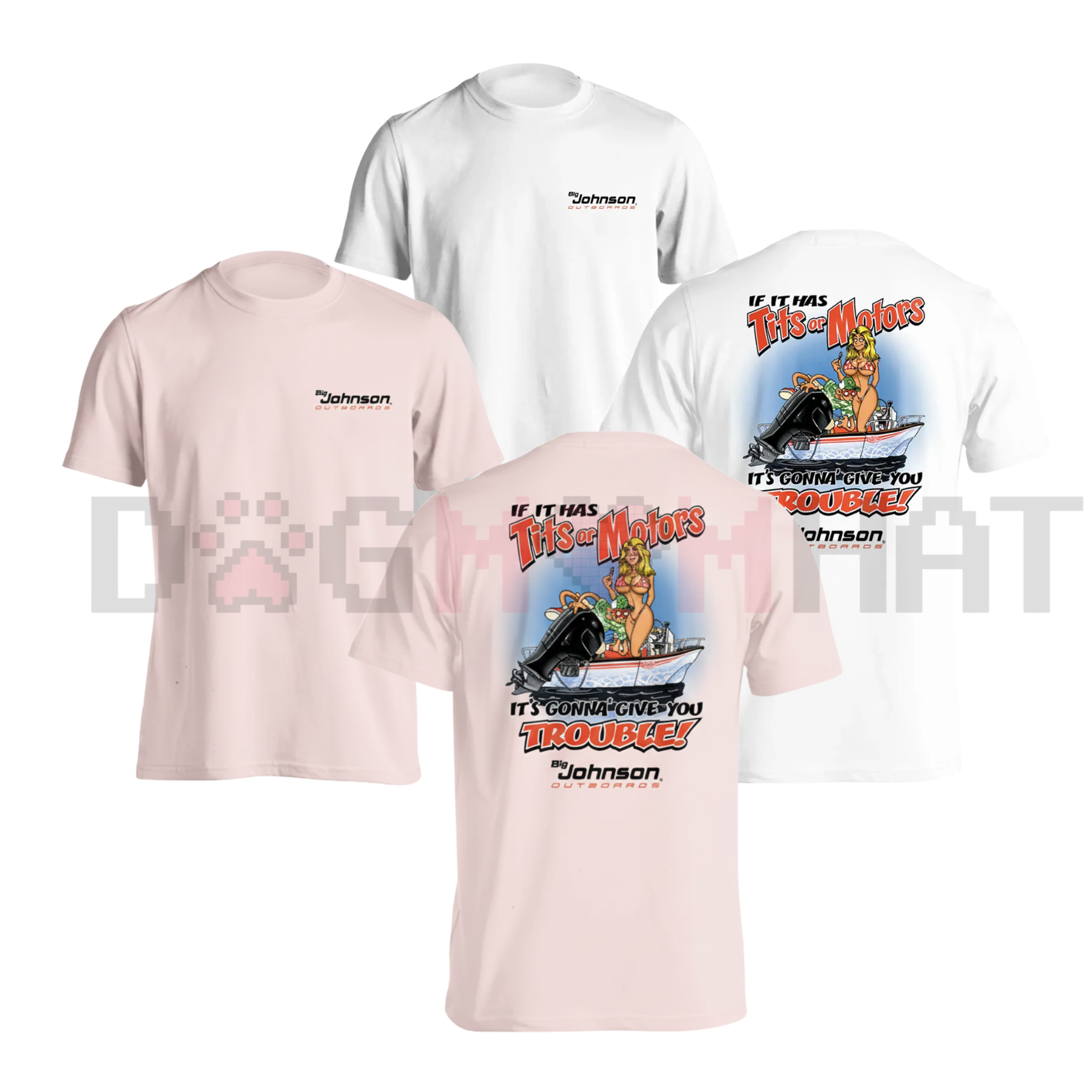 Big Johnson "Tits or Motors" Mechanic Shirt