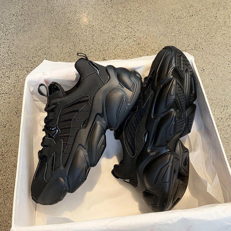 Heavy duty street shoes with thick soles