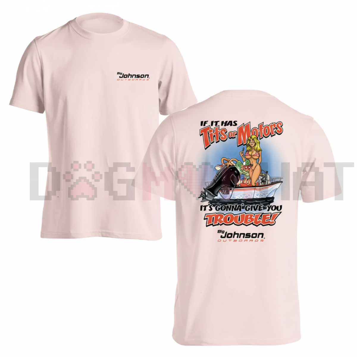Big Johnson "Tits or Motors" Mechanic Shirt