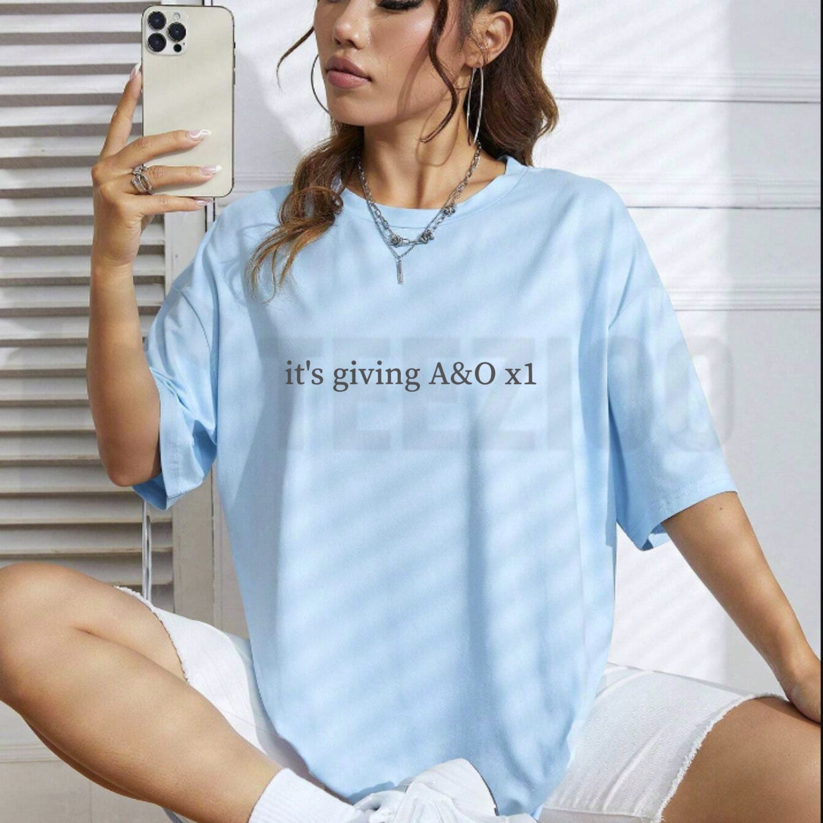 Funny Gen-Z Nurse Slang T-Shirt – Sarcastic Medical Humor Graphic Tee, It’s Giving A&O x1 Nursing Gift Shirt