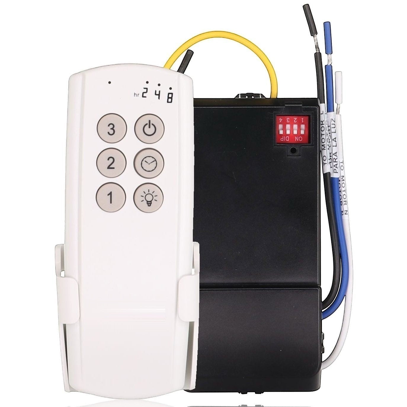 Anderic Substitute Kit for RE-AC-H-1 UC7235T4 for Modern Fan Company Ceiling Fan Remote Control [63T-AC83T-KIT]