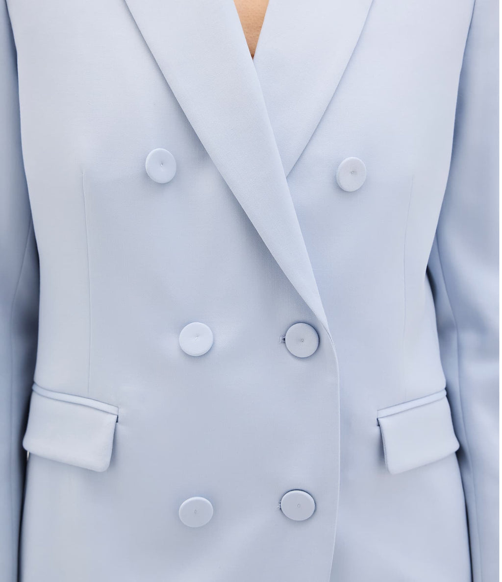 Double Breasted Jacket | Sky