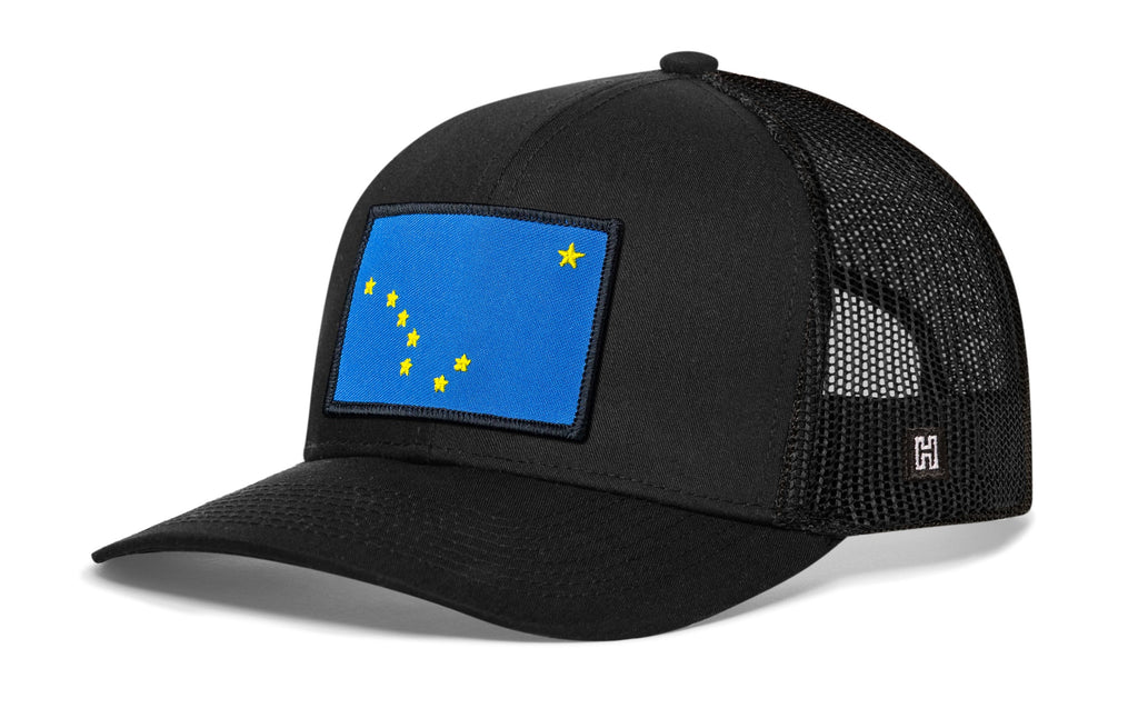 Alaska Flag Trucker Hat  |  AK Snapback