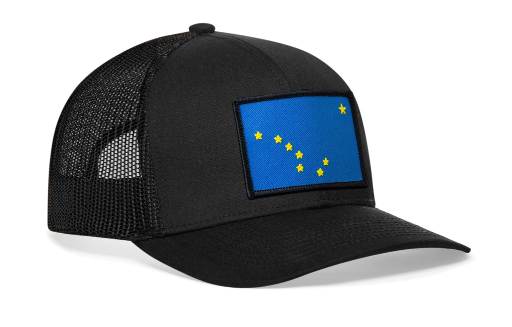 Alaska Flag Trucker Hat  |  AK Snapback