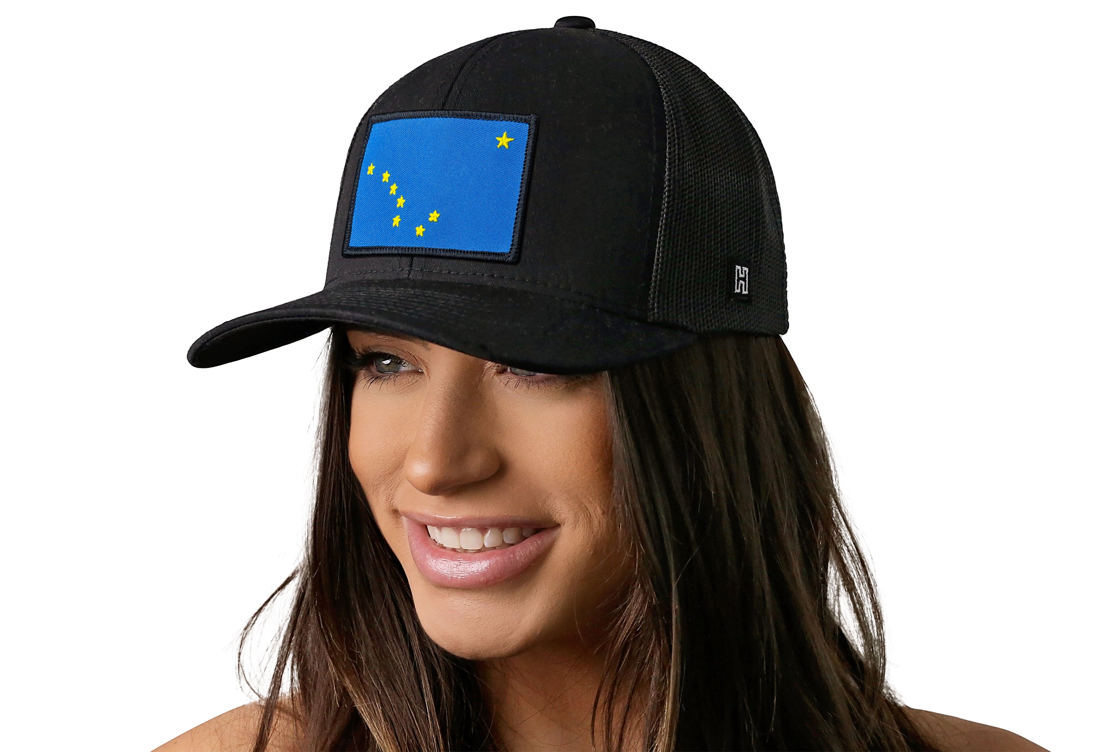 Alaska Flag Trucker Hat  |  AK Snapback