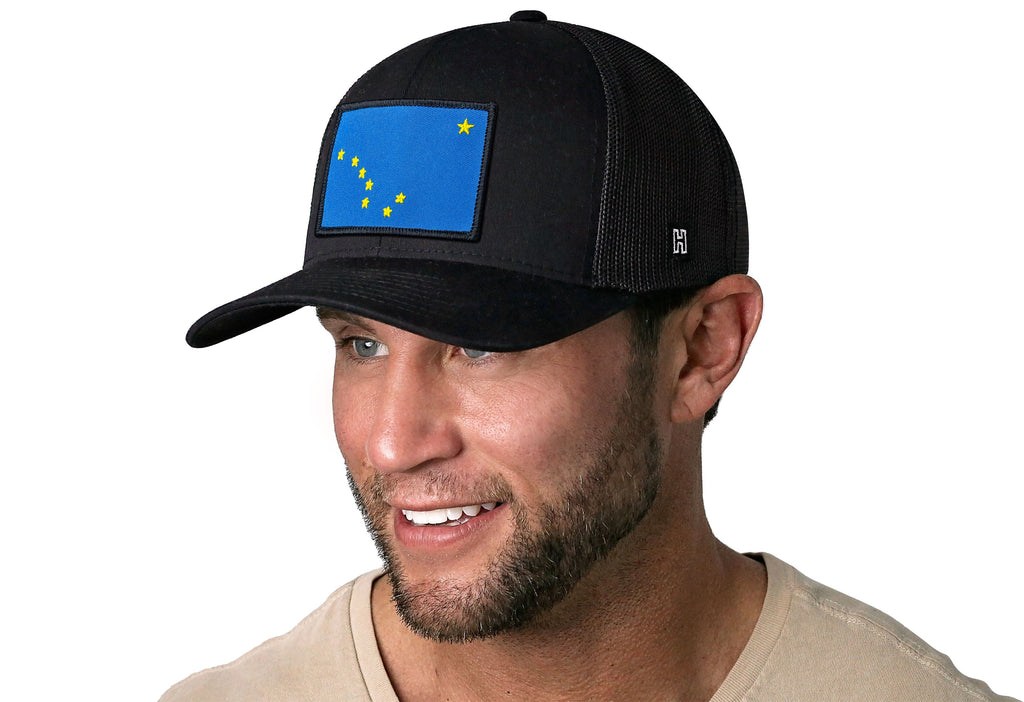 Alaska Flag Trucker Hat  |  AK Snapback
