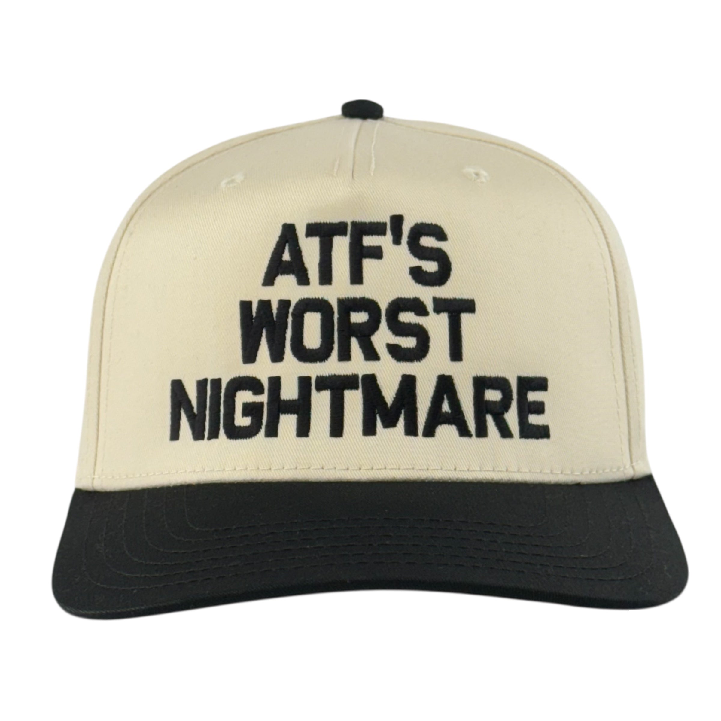 ATF’s Worst Nightmare Hat Funny Custom Embroidered Trucker Cap
