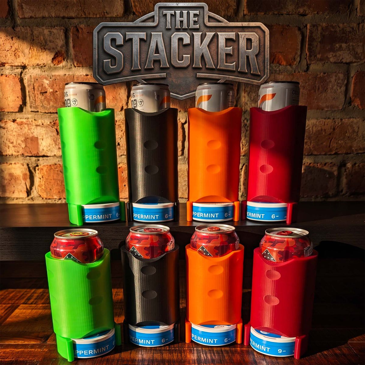 ADG42 The Stacker Can Cooler and Pouch Tin Holder