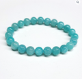 Amazonite (AA) Round Bead Bracelet 8mm - Integrity