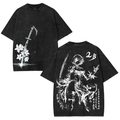 Nier Automata 2B v7 Yorha for the glory of the mankind – Washed Tee Cotton Menswear Top  | SEP 52