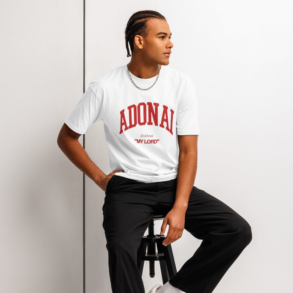 Adonai Shirt I Men's Premium Short Sleeve Tee