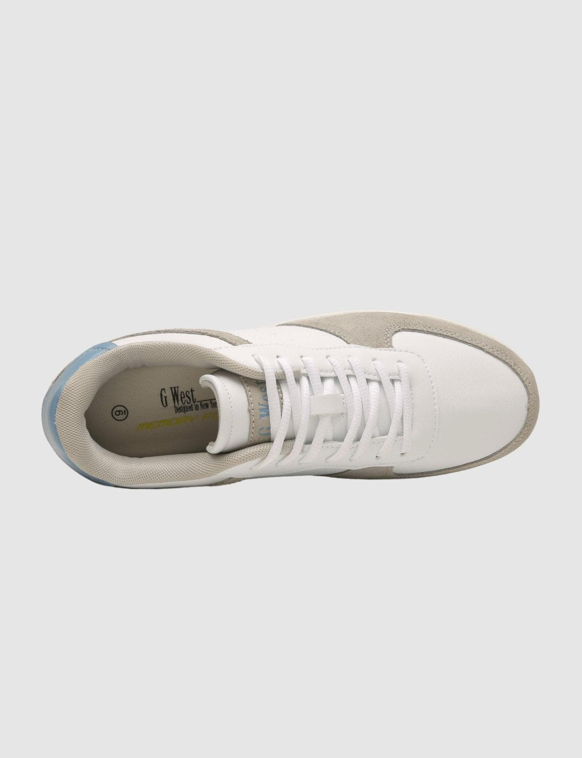 G West Mens Running Shoes - Gwm20001 | White | Gray