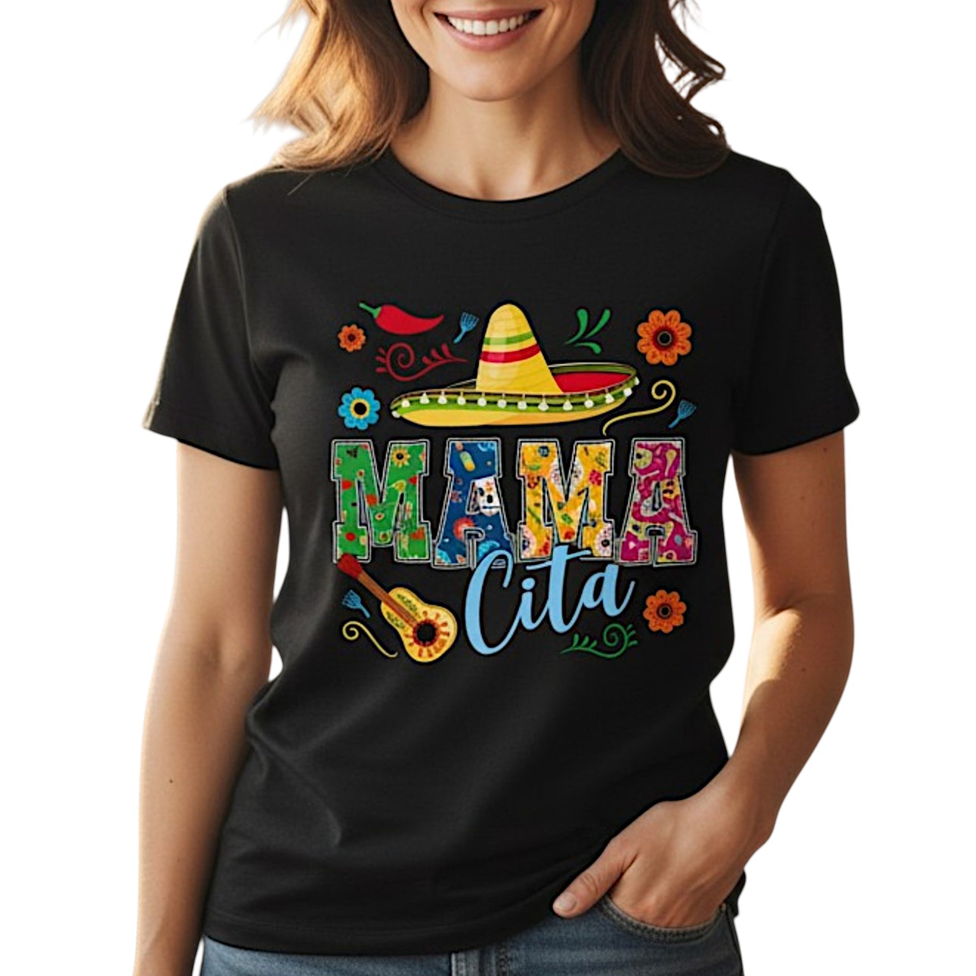 Mamacita T-Shirt Script Style Mother's Day Gifting Idea for Her