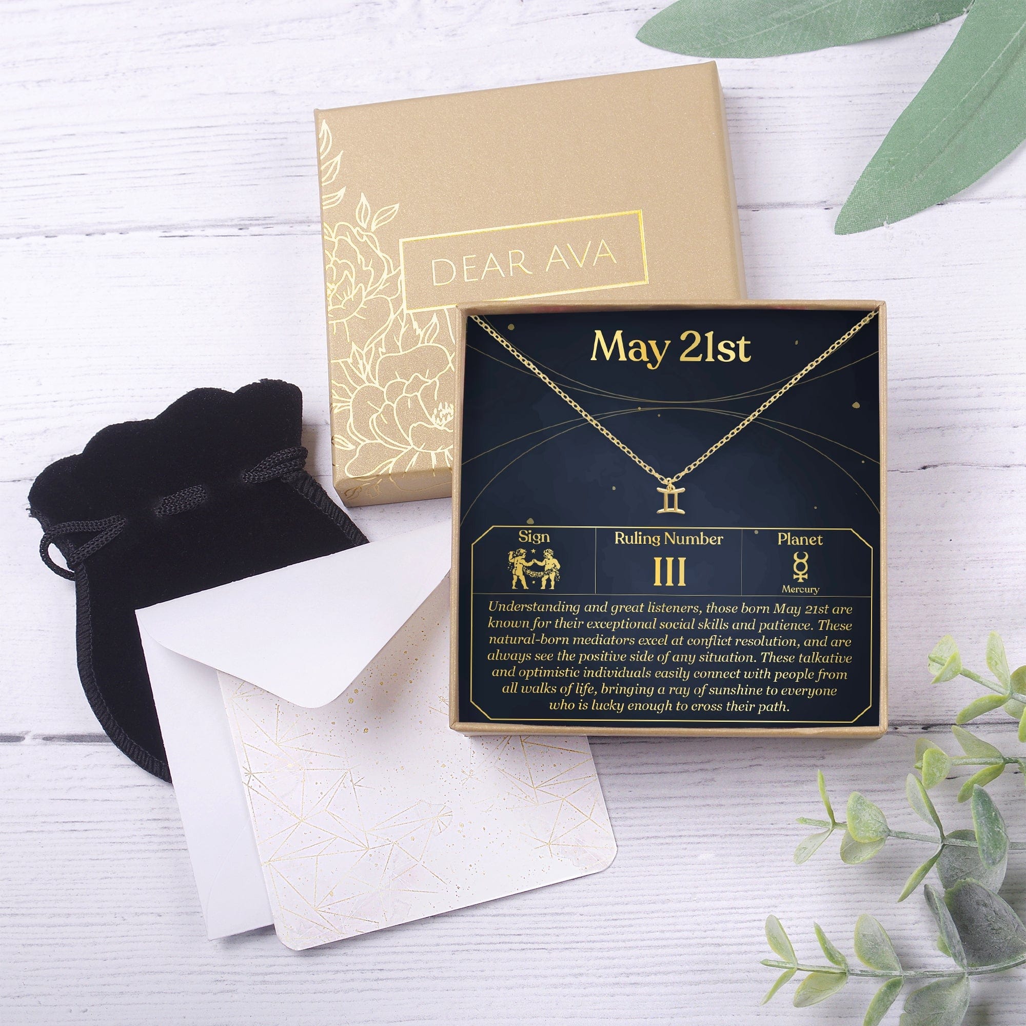 May 21st Gemini Necklace