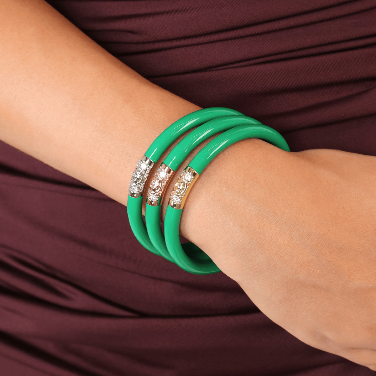 Three Kings All Weather Bangles® (AWB®) - Kelly