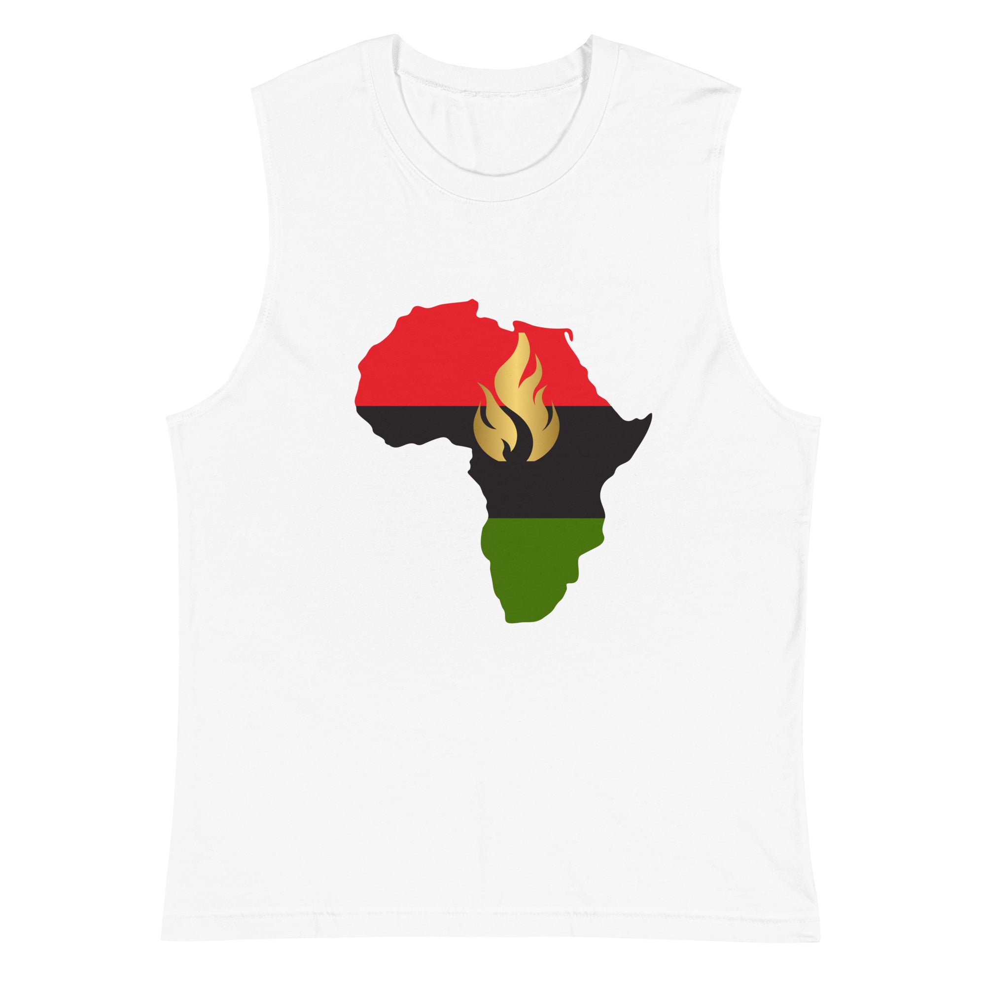 Africa Lit  Men's Muscle Tank Top